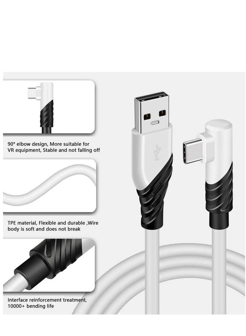 كابل شحن بيانات بطول 5 متر لجهاز Oculus Quest2 رابط USB 3.0 نوع C كابل نقل بيانات شاحن ملحقات نظارات الواقع الافتراضي - Image 2